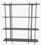 P&otilde;randariiul Kalune Design Moss 875ZNA4551, must v./roheline v., 180 cm x 160 cm x 29.6 cm