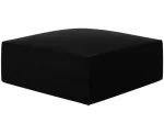 Tumba Micadoni Home Ruby Velvet, must v., 93 cm x 93 cm x 40 cm