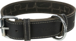 Kaelarihm koertele Trixie Rustic Heartbeat, must v., 380 - 470 mm x 40 mm