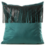 Dekoratiivpadjap&uuml;&uuml;r JYZ-03, must/tume t&uuml;rkiissinine, 45 cm x 45 cm