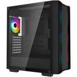 Arvuti korpus Deepcool CC560 ARGB V2, l&auml;bipaistev v./must v.