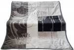 Pleed KW-98, valge v./must v./hall v., 160 cm x 210 cm