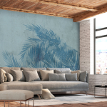 Fototapeet Artgeist Palm Trees In Blue, 70 cm x 100 cm