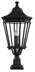 Vabalt seisev v&auml;lisvalgusti Feiss Collection Cotswold Lane, 60W, E14, IP44, must v., 30.5 cm x 78 cm