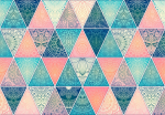 Fototapeet Artgeist Oriental Triangles, 70 cm x 100 cm
