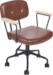 T&ouml;&ouml;tool Beliani Algerita, 62 x 62 x 77 - 87 cm, pruun v.