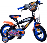 Lisaratastega laste jalgratas Volare Hot Wheels 31257-SAFW, sinine v./must v./oranž v., 12"