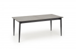S&ouml;&ouml;gilaud pikendatav Charles, must v./hall v., 180 - 260 cm x 90 cm x 76 cm