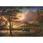 Pusle Schmidt Terry Redlin: Sun Gold Over Ripe Fields, Puzzle, 1000 tk