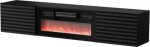 TV-laud Cama Meble Tula, must v./matt must v., 183 cm x 35 cm x 37 cm