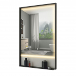 Peegel Vinchome Springfield Music WiFi, valgustusega, rippuv, 60 cm x 90 cm