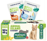 Kassi m&auml;rgtoit Animal Island Mix, tuunikala, 0.085 kg, 40 tk