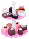 M&auml;nguk&ouml;&ouml;gi tarbed, tordikomplekt Cake Stand ZA5384, punane v.