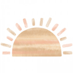 Seinakleebis Sun, kollane v./roosa v.