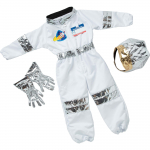 Komplekt rollim&auml;nguks, kost&uuml;&uuml;m Melissa & Doug Astronaut, valge v./h&otilde;be v.
