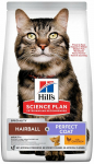 Kuiv kassitoit Hill's Science Plan Hairball, kanaliha, 3 kg