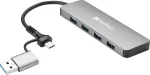 USB jaotur Sandberg USB-C/A to 4xUSB 3.0 Hub