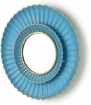 Peegel Mondex Daz, rippuv, 50 cm x 50 cm, t&uuml;rkiissinine