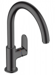 K&ouml;&ouml;gisegisti Hansgrohe Vernis Blend M35 260, must v.