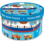 Pusle Scratch Europe Ferry Boat, 36 cm x 60 cm, 60 tk, mitmev&auml;rviline