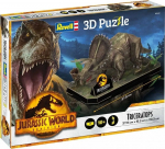 3D-pusle Revell Jurassic World Triceratops 00242, 37.9 cm x 16.3 cm, 44 tk, mitmev&auml;rviline