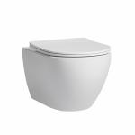 WC-pott, seinapealne Domoletti, kaanega, 360 mm x 530 mm