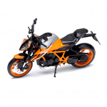 M&auml;ngumootorratas MSZ KTM 1290 Super Duke R, 1:12, oranž v.