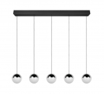 Valgusti lagi Reality Senta, LED, 4000 &deg;K, 5 x 5 W, valge v./kroom v.