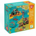 Pusle Djeco Giant Battle DJ06847, 68.6 cm x 94.5 cm, 30 tk, mitmev&auml;rviline
