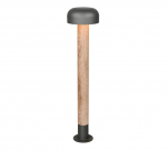 Vabalt seisev v&auml;lisvalgusti Trio, 10W, E27, IP54, antratsiit v./puidu v., 19 cm x 84.5 cm