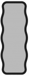 Peegel Kalune Design Aror, teisaldatav/rippuv, 50 cm x 160 cm, must v.