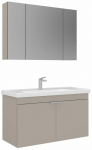 Vannitoa m&ouml;&ouml;bli komplekt Kalune Design Desna, liivakarva pruun v., 45 cm x 100 cm x 58 cm