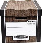 Dokumendikarp Fellowes Woodgrain, pruun v.