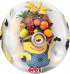Fooliumist &otilde;hupall &uuml;mmargune Amscan Minions, l&auml;bipaistev v./mitmev&auml;rviline