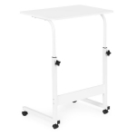 Arvutilaud reguleeritava k&otilde;rgusega ModernHome TH-LD-5, 60 cm x 40 cm, 65.5 - 89 cm, valge v.