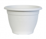 Lillepott Plasticotto, plastik, &Oslash; 42 cm, valge v.