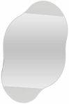 Seinakinnitusega vannitoakapp peegliga Kalune Design Cloud, valge v., 13 cm x 60 cm x 75 cm