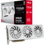 Videokaart Asus Prime RX9070XT-O16G-WHITE, 16 GB, DDR6