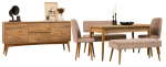 S&ouml;&ouml;gitoa komplekt Kalune Design Vina 04 0900, atlantic pine v./pruunikas v.