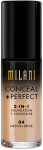 Vedel jumestuskreem Milani Conceal + Perfect, 04 medium beige, 30 ml