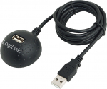 Jagaja Logilink USB USB 2.0 A female, USB 2.0 A male, 1.5 m, must v.