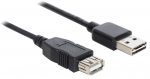 Juhe Delock USB to USB USB 2.0 A male, USB 2.0 A female, 1 m, must v.
