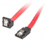 Juhe Lanberg SATA / Angled SATA SATA 7-pin female, SATA 7-pin female, 0.5 m, punane v.