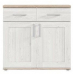 Kummut Romance KOM2D2S, valge v., 91 cm x 36.5 cm x 96 cm