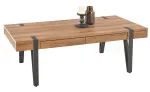 Kohvilaud Tuluza, must v./p&auml;hklipuu v., 120 cm x 55 cm x 41 cm