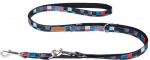 Koera rihm Amiplay Adventure, valge/must/punane, M