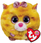 Pehme m&auml;nguasi TY Puffies Yellow Cat Tabitha, kollane, 10 cm