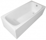 Vann, teisaldatav SPN Art Stone Klassika 1600, 160 cm x 70 cm x 59 cm, vasakpoolne, valge