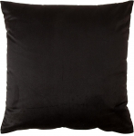 Dekoratiivne padi Home4you Velvet, must, 50 cm x 50 cm