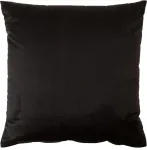 Dekoratiivne padi Home4you Velvet, must v., 50 cm x 50 cm